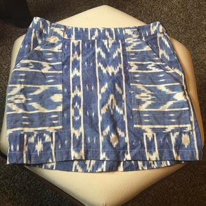 Linen Chambray Mini in Tribal Print